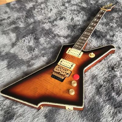 Custom High Gloss Black Destroyer Duplex Tremolo System Electric Guitar in Black or Sunburst supplier