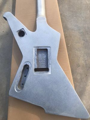 2021 NEW Custom Grand Electric Guitar with Silver Sparkling Finishing No Binding on Body Dot Inlay Chrome Hardware supplier