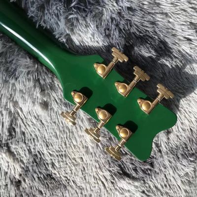 Custom Grand Gret Model Semi Hollow Body Jazz Electric Guitar In Green Color supplier