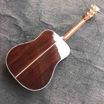 Custom Solid Spruce Top 41 Inch Rosewood Fingerboard Left Handed Acoustic Guitar supplier