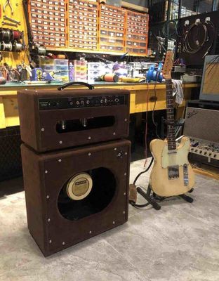 Custom Grand Over-drive Special ODS 30W Guitar Amplifier Head with Brown Tolex and VOXX Style Grill Cloth JJ Tubes supplier