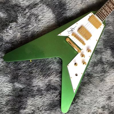 Custom Grand Flying V Electric Guitar China OEM Custom Body flying v guitar& Kits supplier