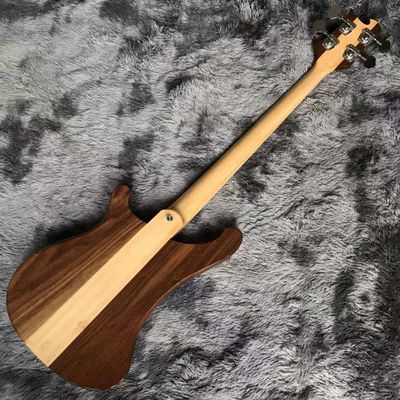 Custom 4 Strings Walnut Wood Maple Fingerboard Neck Through Body Electric Bass supplier