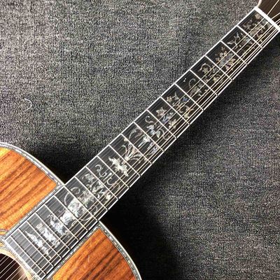 Custom KOA 12 Strings Left Handed KOA Wood Acoustic Guitar supplier