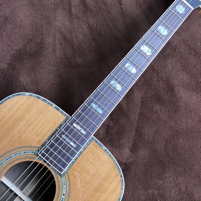 Custom 41 Inch D Solid Spruce Wood Top Sandalwood Back Side Acoustic Electric Guitar 301 EQ supplier