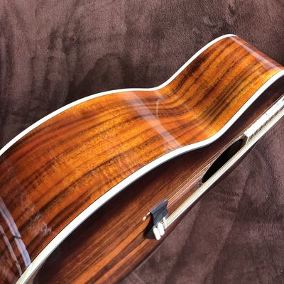 Custom 43 Inch JUMBO Style KOA Wood Acoustic Guitar With Rosewood Fingerboard Mahogany Body KOA Back Side supplier