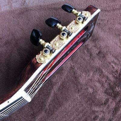 Custom OO42 Classic Headstock Acoustic Guitar Solid Cedar Top Real Abalone Acoustic Guitar supplier