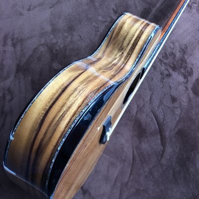 Custom 2021 New Style GPS14 with Angle Cut Corners Real abalone Inlay KOA Wood Acoustic Guitar supplier