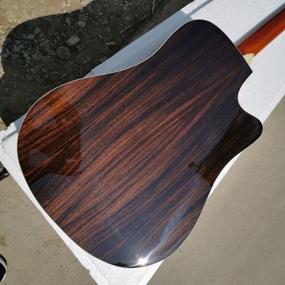 Custom Left Handed 814c Folk Acoustic Electric Guitar Natural Color supplier