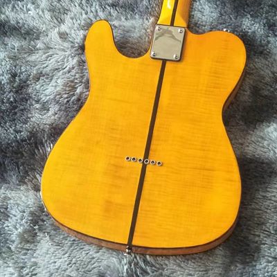 Custom HAnderson Hohner Mad-cat Vintage Rare Flame Top Finish Nicer Tele Electric Guitar supplier