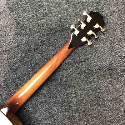 Custom 41 Inch Matte Solid KOA Top Acoustic Guitar with Abalone Ebony Fingerboard ArmRest KOA Wood Guitar supplier