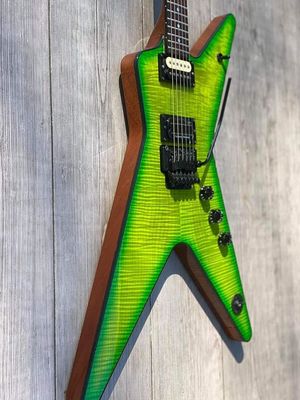 Custom Flamed Maple Top FloydRose Tremolo Dimebag Slime Electric Guitar supplier