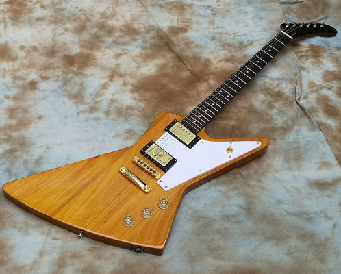 Custom Flamed Maple Top FloydRose Tremolo Dimebag Slime Electric GuitarCustom Korena Explorer Electric Guitar in Stock A supplier