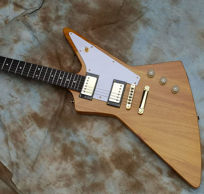 Custom Flamed Maple Top FloydRose Tremolo Dimebag Slime Electric GuitarCustom Korena Explorer Electric Guitar in Stock A supplier
