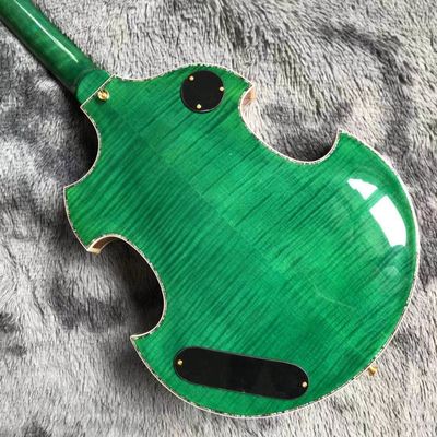 2021 Custom Grand Special Irregular Shape Body Semi-Hollow Body Electric Guitar in Green supplier