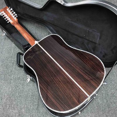 Custom Solid Spruce Top 12 Strings Acoustic Guitar 41 Inch Dreadnought Guitar supplier