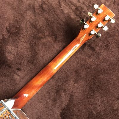 Custom 41 Inch Solid KOA Wood Top Cutaway Classic Folk Acoustic Guitar Real Abalone Inlay D-Shape Electric Guitar Wood P supplier