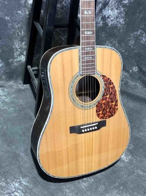 Custom Solid Cedar Top 45c Body Dreadnought Classic Acoustic Guitar with FSM Pickup 301 Hardcase supplier