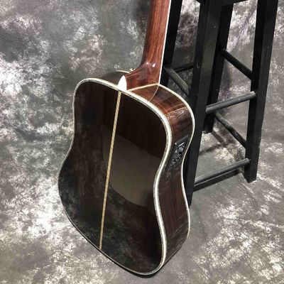 Custom Solid Cedar Top 45c Body Dreadnought Classic Acoustic Guitar with FSM Pickup 301 Hardcase supplier