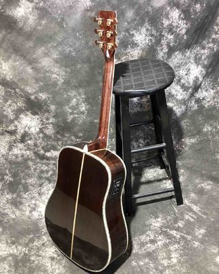 Custom Solid Cedar Top 45c Body Dreadnought Classic Acoustic Guitar with FSM Pickup 301 Hardcase supplier