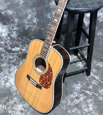 Custom Solid Cedar Top 45c Body Dreadnought Classic Acoustic Guitar with FSM Pickup 301 Hardcase supplier