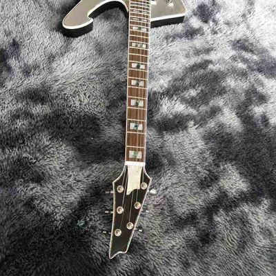 Custom IBANS Silver Finishing Electric Guitar OEM Accept Logo and Shape Customization supplier