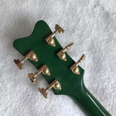 Custom Gret Electric Guitar in Green Color Semi Hollow Body Jazz Electric Guitar With Bigsby Tremolo and High Grade Tune supplier