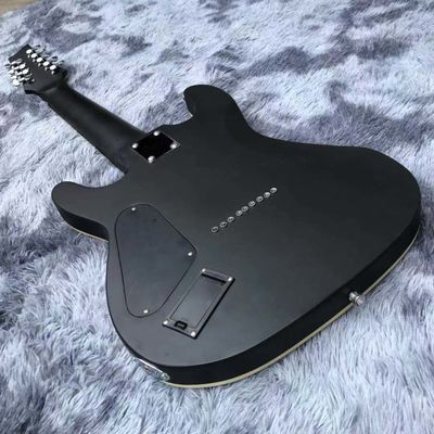 Custom Grand 9 Strings DP Damien Plati Electric Guitar in Black Satin Color with Rectangle Hardcase supplier