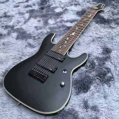 Custom Grand 9 Strings DP Damien Plati Electric Guitar in Black Satin Color with Rectangle Hardcase supplier