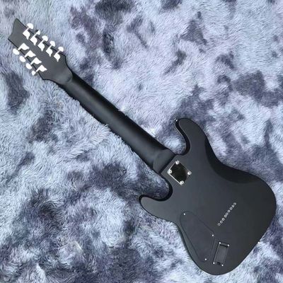 Custom Grand 9 Strings DP Damien Plati Electric Guitar in Black Satin Color with Rectangle Hardcase supplier