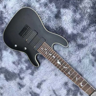 Custom Grand 9 Strings DP Damien Plati Electric Guitar in Black Satin Color with Rectangle Hardcase supplier