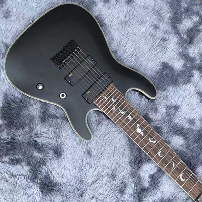 Custom Grand 9 Strings DP Damien Plati Electric Guitar in Black Satin Color with Rectangle Hardcase supplier