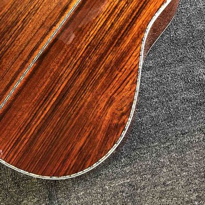 Custom AAAAA All Solid Wood Spruce 41 Inch Herringbone Binding Acoustic Guitar supplier