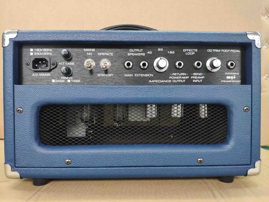 Custom Grand Overdrive Special Head Guitar Amplifier 20W with 1*12 V30 Speaker Cabinet in Blue Tolex JJ Tubes supplier