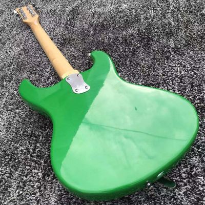 Custom Mosrite Style Electric Guitar with Tremolo in Green supplier