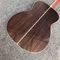 Custom AAAAA All Solid Spruce Wood OM JM Handmade 14 Frets Acoustic Guitar Fishbone Binding supplier