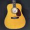 Custom AAAA All Solid Wood Round D Type Body Vintage Acoustic Dreadnought Guitar in Yellow supplier