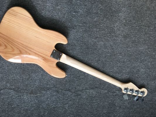 Custom 4 strings fanned fret electric bass ash body maple neck 33-35' passive pick up supplier