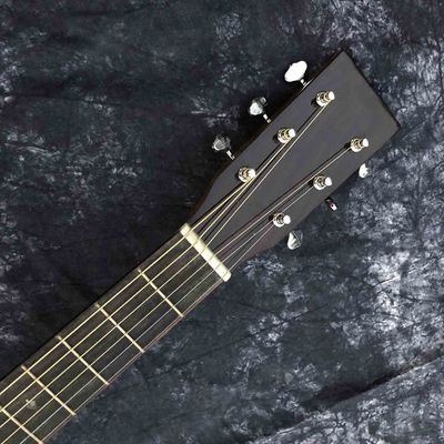 Custom Solid Sikta Spruce Top Rosewood Back Side OM Abalone Acoustic Guitar Herringbone Binding supplier