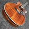 Custom Solid KOA Wood Top OM Body Shape Life Tree Inlay Acoustic Guitar Wood Pickguard supplier