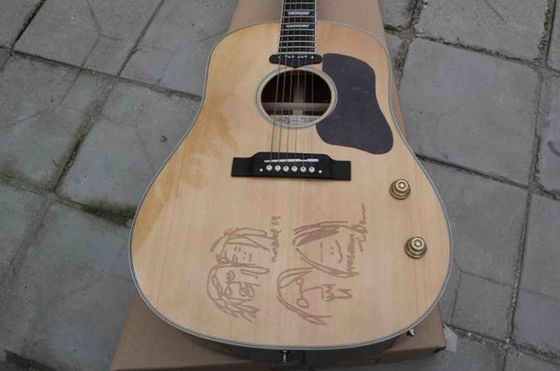 Custom Grand 70th Anniversary John Lennon Museum Model J160E Acoustic Guitar supplier