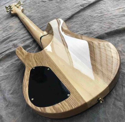 Custom Grand Guitar Bass 5 String Bass Elm Body Fingerboard Inlay Acoustic Steel String Guitars Acoustic Guitar supplier