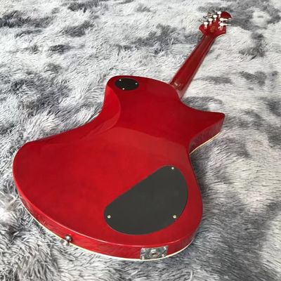 Custom Grand Musicman Left-Handed Version Style Electric Guitar in Red supplier