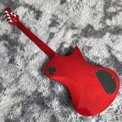 Custom Grand Musicman Left-Handed Version Style Electric Guitar in Red supplier