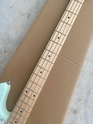 Custom 4 Strings Flamed Maple Neck Maple Fingerboard Electric Bass Guitar Chrome hardware supplier