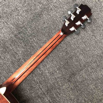 Custom AA Aaaa Solid Wood Jumbo Acoustic Guitar Solid Cocobolo Back Side Lowden Type Built in Pickup Electronic EQ supplier