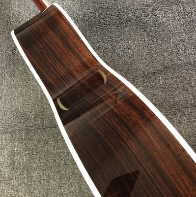 Custom Solid Spruce Top OOO Body Shape Guitar Acoustic Electric Guitar Fishbone Binding supplier