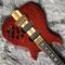 Custom Grand ALEM Mark King Deluxe Custom 4 Strings Neck Through Body Cut Bottom Heart WALNUT Guitar Bass supplier