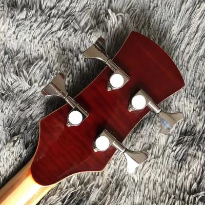 Custom ALEMBIC Style 4 Strings Bass Guitar Neck Through Body Cut Bottom Heart supplier