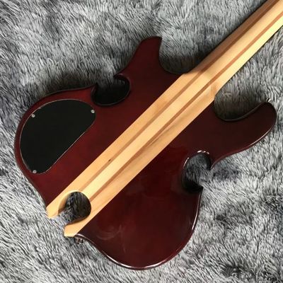 Custom ALEMBIC Style 4 Strings Bass Guitar Neck Through Body Cut Bottom Heart supplier